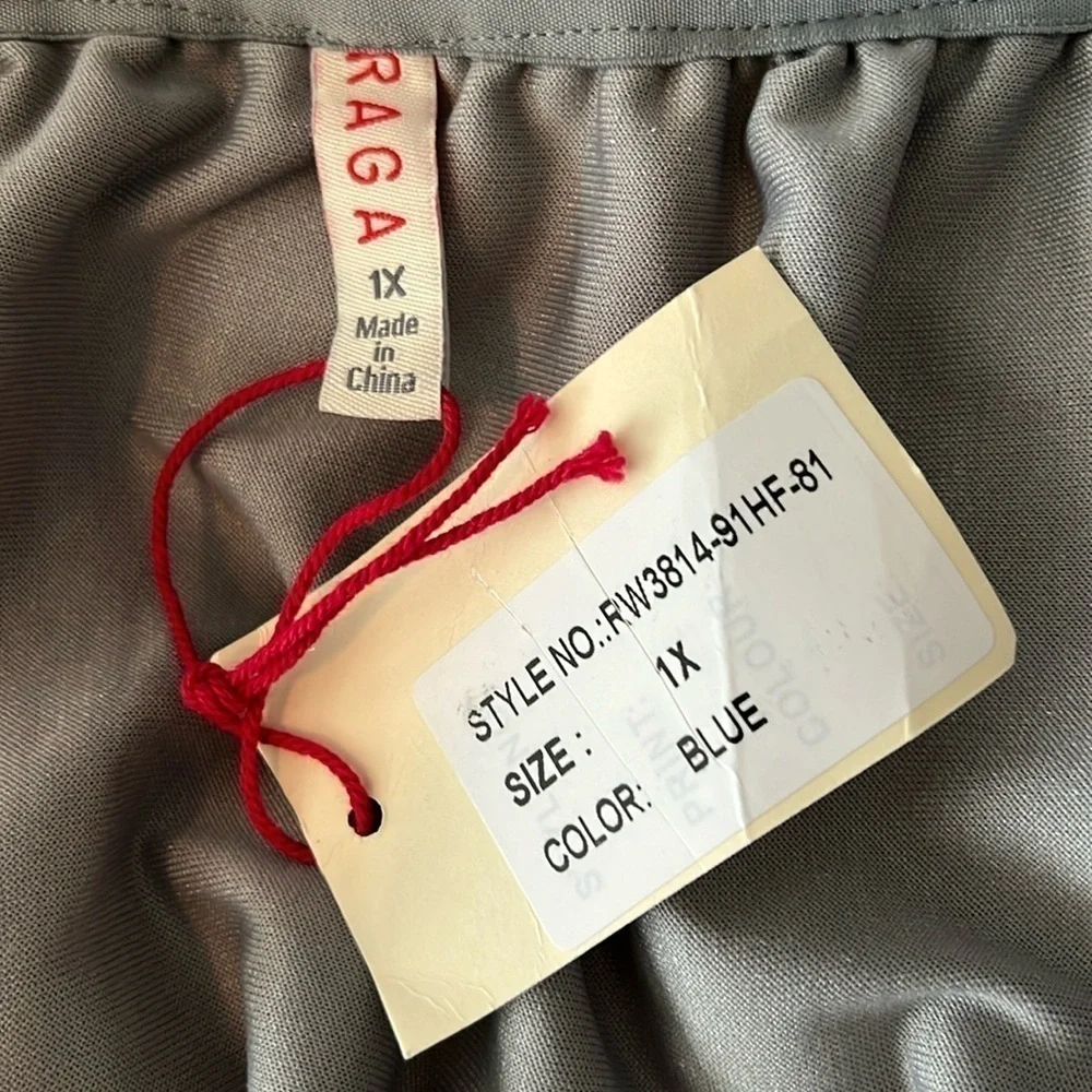 RAGA Anthropologie Velvet Midi Skirt w/Pearl Detail & Tulle Overlay Gray Size 1X